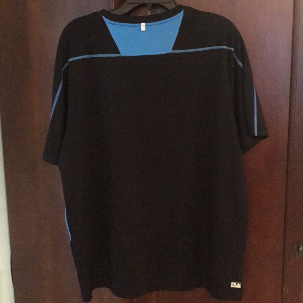 Fila Black and Blue Short Sleeve Tee - Picture 2 of 3
